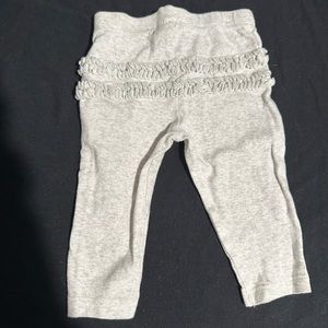Carters Gray Ruffle Leggings